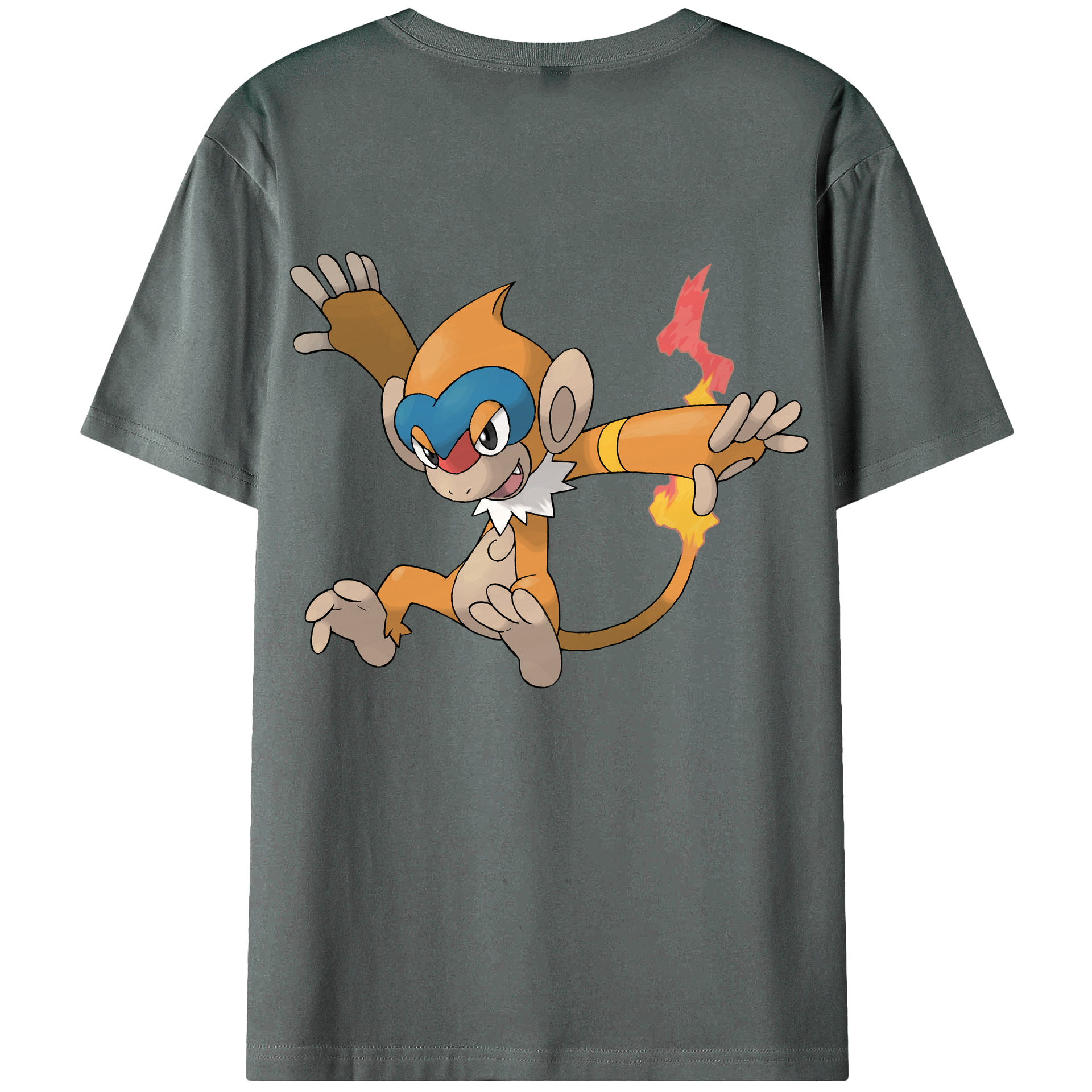 （画像用） ポケットモンスター Pokémon 綿100％半袖Tシャツ（背面プリント）